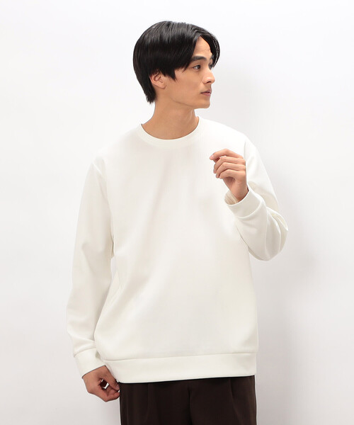 COMME CA ISM（コムサイズム）の「ダンボールニット プルオーバー（スウェット・メンズ・ホワイト/ブラウン/ブルー/ブラック・MEDIUM/LARGE）」の9枚目の写真