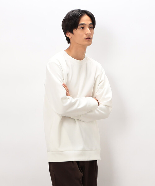 COMME CA ISM（コムサイズム）の「ダンボールニット プルオーバー（スウェット・メンズ・ホワイト/ブラウン/ブルー/ブラック・MEDIUM/LARGE）」の10枚目の写真