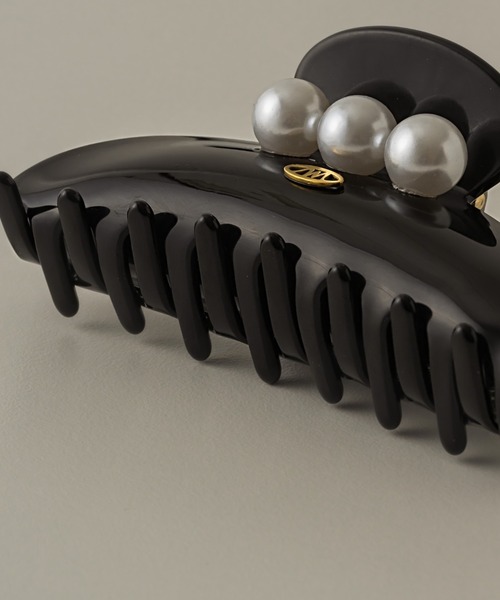 HAIR CLIP/TRIPLE PEARL（バレッタ/ヘアクリップ）｜muku（ムク）の
