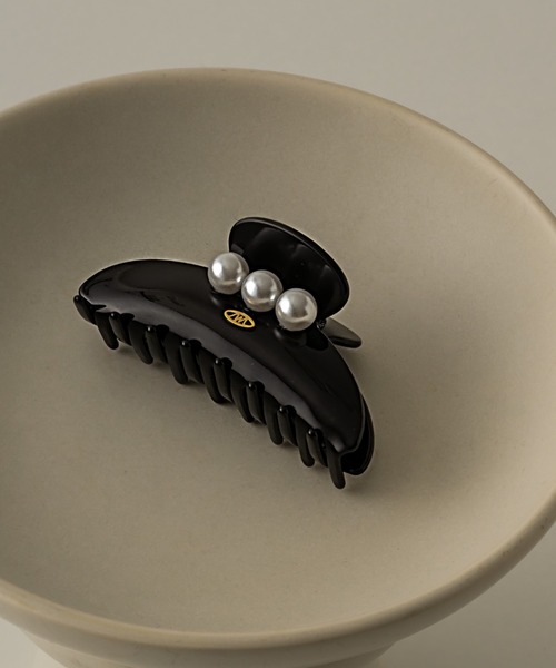 HAIR CLIP/TRIPLE PEARL（バレッタ/ヘアクリップ）｜muku（ムク）の