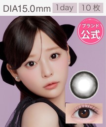 Chapun（シャプン）の「【公式】Chapun 1DAY ワンデー 10枚入り いとおしブラック シャプン なーたん 黒コン 大きめ 盛れる 齊藤なぎさ（コンタクトレンズ・カラコン）」