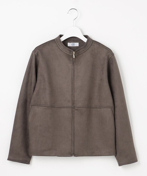 J.PRESS(ジェイプレス)の「スエードダンボール ブルゾン(ブルゾン・レディース・ベージュ系/ブラウン系・T15/T13)」の8枚目の写真