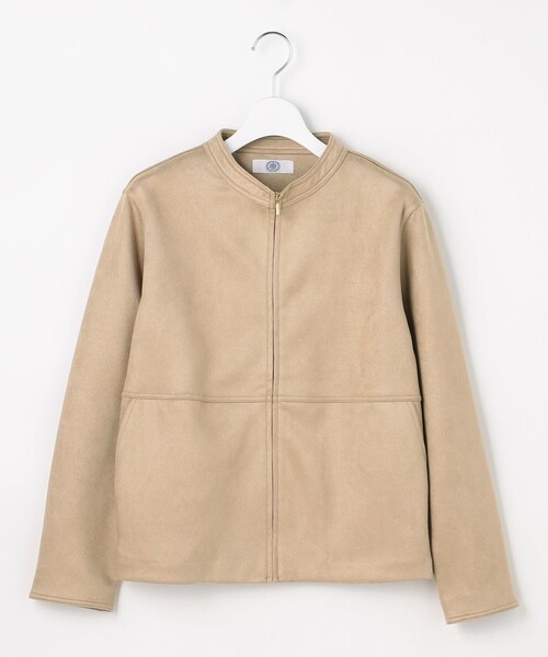 J.PRESS(ジェイプレス)の「スエードダンボール ブルゾン(ブルゾン・レディース・ベージュ系/ブラウン系・T15/T13)」の9枚目の写真