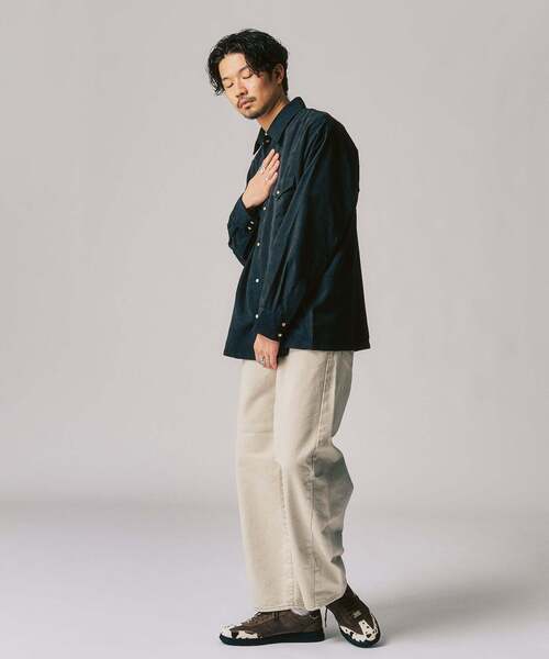 417 EDIFICE（フォーワンセブンエディフィス）の「ピーチウエスタンシャツ（シャツ/ブラウス・メンズ・ブルー/ブラック/ブラウン・MEDIUM/LARGE）」の10枚目の写真