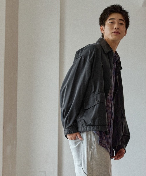 niko and...（ニコアンド）の「ライトハンティングブルゾン（その他アウター・メンズ・カーキ/オフホワイト/チャコール/インディゴブルー・MEDIUM/LARGE）」の13枚目の写真