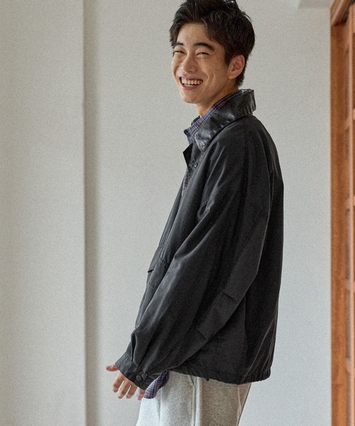 niko and...（ニコアンド）の「ライトハンティングブルゾン（その他アウター・メンズ・カーキ/オフホワイト/チャコール/インディゴブルー・MEDIUM/LARGE）」の14枚目の写真