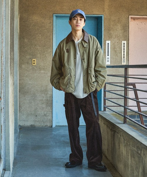 niko and...（ニコアンド）の「ライトハンティングブルゾン（その他アウター・メンズ・カーキ/オフホワイト/チャコール/インディゴブルー・MEDIUM/LARGE）」の16枚目の写真