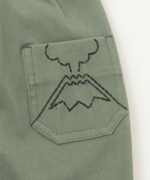 kladskap(クレードスコープ)の「恐竜と火山ロング丈テーパードパンツ(その他パンツ・キッズ・カーキ/マスタード・90cm/100cm/110cm/80cm)」の10枚目の写真