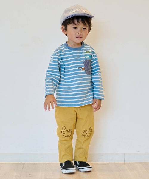 kladskap(クレードスコープ)の「恐竜と火山ロング丈テーパードパンツ(その他パンツ・キッズ・カーキ/マスタード・90cm/100cm/110cm/80cm)」の16枚目の写真