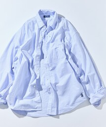NAUTICA 刺繍入り長袖シャツ 水色 NAUTICA｜ノーティカのシャツ/ブラウス通販 - ZOZOTOWN