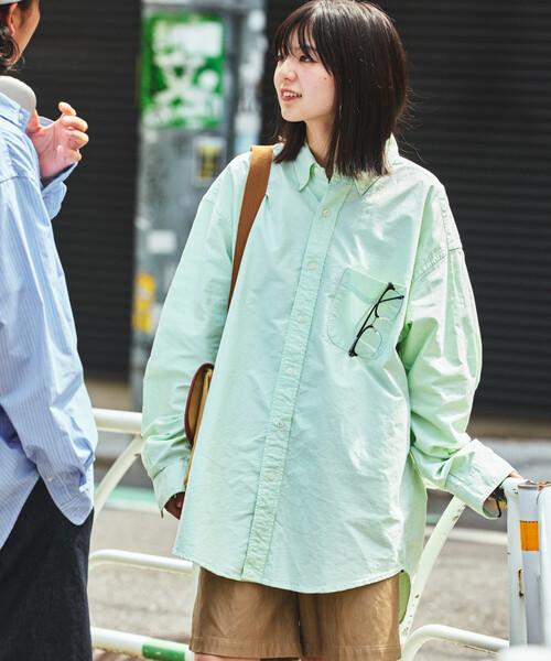 NAUTICA（ノーティカ）の「NAUTICA/ノーティカ ヴィンテージライク オックスフォードBDシャツ（シャツ/ブラウス・メンズ・ブラック/サックスブルー/ホワイト/ピンク/グリーン/その他13/イエロー・MEDIUM/LARGE/X-LARGE）」の3枚目の写真