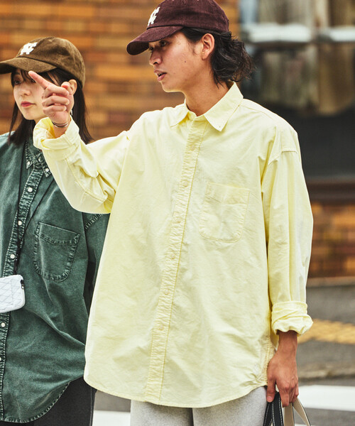 NAUTICA（ノーティカ）の「NAUTICA/ノーティカ ヴィンテージライク オックスフォードBDシャツ（シャツ/ブラウス・メンズ・ブラック/サックスブルー/ホワイト/ピンク/グリーン/その他13/イエロー・MEDIUM/LARGE/X-LARGE）」の11枚目の写真