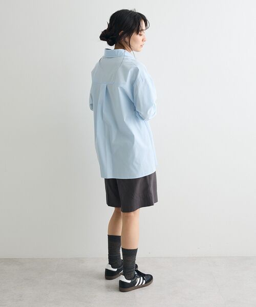 CRAFT STANDARD BOUTIQUE(クラフトスタンダードブティック)の「サイドベルトシャツ(シャツ/ブラウス・レディース・サックスブルー/ブルーグリーン/イエロー・FREE)」の21枚目の写真