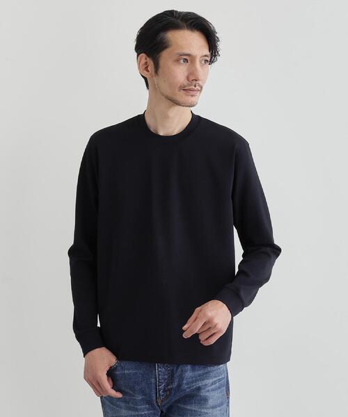 TAKEO KIKUCHI(タケオキクチ)の「ストレッチ テーラードTシャツ(Tシャツ/カットソー・メンズ・ホワイト/ネイビー/ライトグレー/ブラウン系/ブラック・01/05/04/03/02)」の2枚目の写真