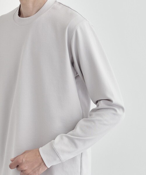 TAKEO KIKUCHI(タケオキクチ)の「ストレッチ テーラードTシャツ(Tシャツ/カットソー・メンズ・ホワイト/ネイビー/ライトグレー/ブラウン系/ブラック・01/05/04/03/02)」の12枚目の写真