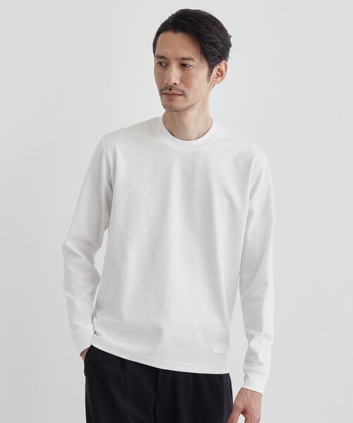 TAKEO KIKUCHI(タケオキクチ)の「ストレッチ テーラードTシャツ(Tシャツ/カットソー・メンズ・ホワイト/ネイビー/ライトグレー/ブラウン系/ブラック・01/05/04/03/02)」の15枚目の写真