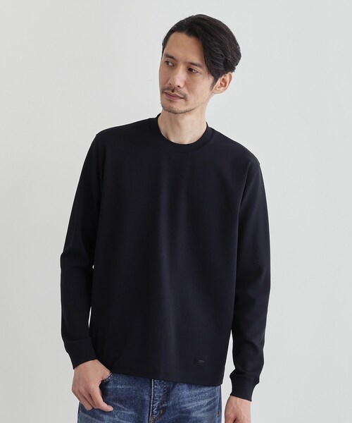 TAKEO KIKUCHI(タケオキクチ)の「ストレッチ テーラードTシャツ(Tシャツ/カットソー・メンズ・ホワイト/ネイビー/ライトグレー/ブラウン系/ブラック・01/05/04/03/02)」の20枚目の写真