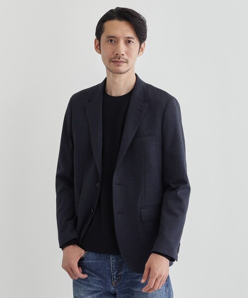 TAKEO KIKUCHI(タケオキクチ)の「ストレッチ テーラードTシャツ(Tシャツ/カットソー・メンズ・ホワイト/ネイビー/ライトグレー/ブラウン系/ブラック・01/05/04/03/02)」の22枚目の写真