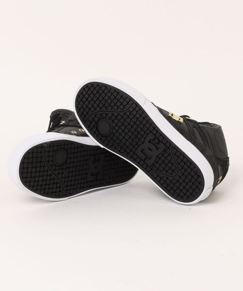 DC SHOES（ディーシーシューズ）の「PURE HIGH-TOP SE SN/DCユニセックスハイカットスニーカー（スニーカー・メンズ・ウィート/ブラック×ゴールド/ホワイト×ライトグレー・23cm/23.5cm/24cm/24.5cm/25cm/25.5cm/26cm/26.5cm/27cm/27.5cm/28cm/28.5cm/29cm/30cm）」の5枚目の写真