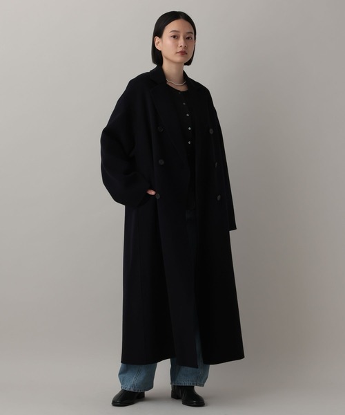 A part by（アパートバイ）の「【Sサイズ展開】カシープチェスターコート（チェスターコート・レディース・ライトベージュ/ボルドー/ネイビー・SMALL/MEDIUM）」の20枚目の写真