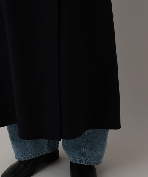 A part by（アパートバイ）の「【Sサイズ展開】カシープチェスターコート（チェスターコート・レディース・ライトベージュ/ボルドー/ネイビー・SMALL/MEDIUM）」の11枚目の写真