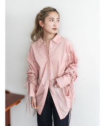 Ungrid | ギャザーデザインルーズシャツ(シャツ/ブラウス)