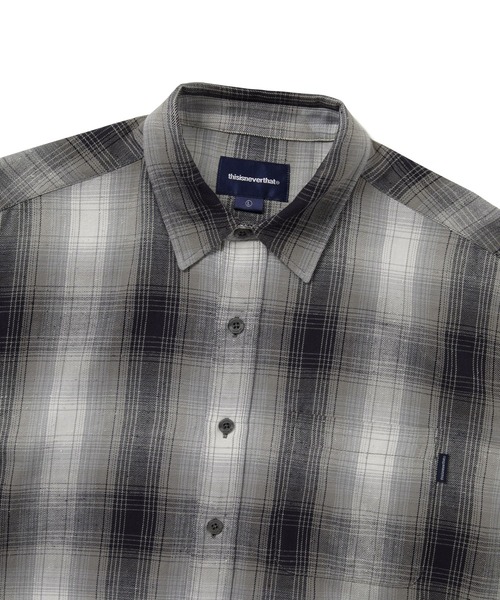 thisisneverthat（ディスイズネバーザット）の「Nep Shadow Check Shirt（シャツ/ブラウス・メンズ・ブルー/カーキ/ネイビー・L/XL/S/M）」の8枚目の写真
