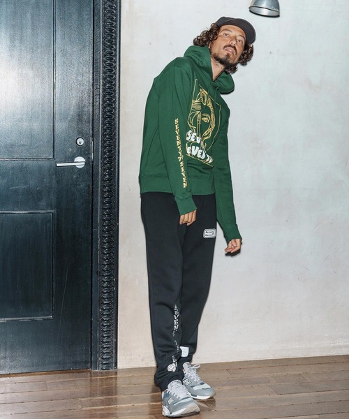 seventy seven（セブンティセブン）の「mpa3949-middle onz P-O parka(77LADY) プルオーバーパーカー(7725W110)（パーカー・メンズ・ホワイト/グリーン/ブラック・XL/L/M/S）」の15枚目の写真