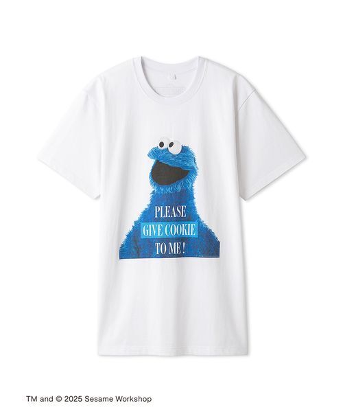 SESAME STREET(セサミストリート)の「【UNISEX】フォトロゴTシャツ(Tシャツ/カットソー・レディース・ブラック/ホワイト・M/L)」の1枚目の写真