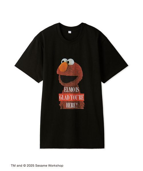 SESAME STREET(セサミストリート)の「【UNISEX】フォトロゴTシャツ(Tシャツ/カットソー・レディース・ブラック/ホワイト・M/L)」の2枚目の写真