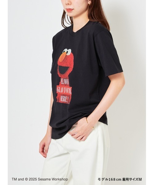 SESAME STREET(セサミストリート)の「【UNISEX】フォトロゴTシャツ(Tシャツ/カットソー・レディース・ブラック/ホワイト・M/L)」の14枚目の写真