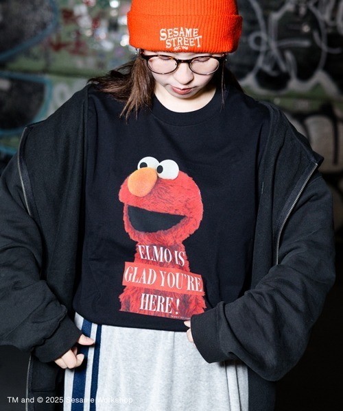 SESAME STREET(セサミストリート)の「【UNISEX】フォトロゴTシャツ(Tシャツ/カットソー・レディース・ブラック/ホワイト・M/L)」の16枚目の写真