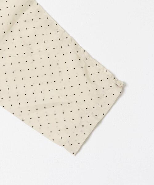 SENSE OF PLACE by URBAN RESEARCH(センスオブプレイスバイアーバンリサーチ)の「フロッキードットウエストギャザーブラウス(シャツ/ブラウス・レディース・ブルー系その他/ベージュ系その他/ブラック系その他・ONE)」の22枚目の写真