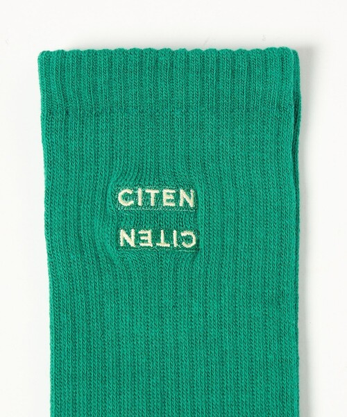CITEN（シテン）の「＜CITEN＞リブシシュウソックス（ソックス/靴下・レディース・レッド/ブラウン系/ホワイト・FREE）」の5枚目の写真