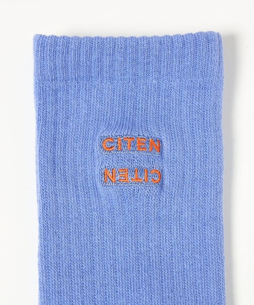 CITEN（シテン）の「＜CITEN＞リブシシュウソックス（ソックス/靴下・レディース・レッド/ブラウン系/ホワイト・FREE）」の7枚目の写真