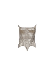 Nodress（ノードレス）の「GOLD BROCADE PYTHON PATTERN DEVIL HORN CORSET（チューブトップ）」