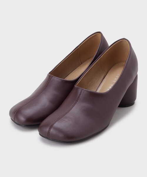 THE SHOP TK （ザ ショップ ティーケー ）の「オブリックトゥパンプス（パンプス・レディース・ブラック/ボルドー・35/45）」の2枚目の写真