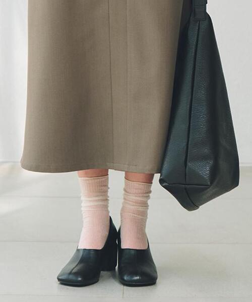 THE SHOP TK （ザ ショップ ティーケー ）の「オブリックトゥパンプス（パンプス・レディース・ブラック/ボルドー・35/45）」の3枚目の写真