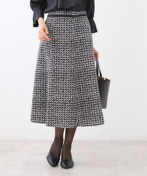 Reflect | 【ニットスタイルが華やかに◎】チドリ風プリントフレアスカート(スカート)