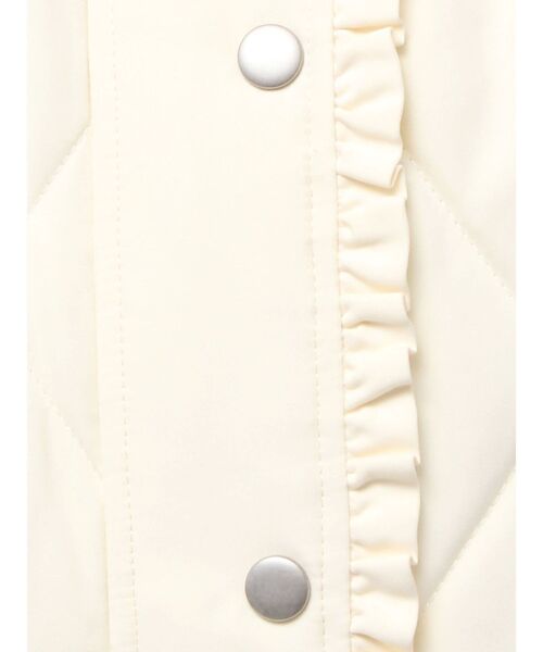 merry jenny(メリージェニー)の「フリルキルティングフードジャケット(ダウンジャケット/コート・レディース・ピンク/アイボリー/ブラック/ブルー・FREE)」の8枚目の写真