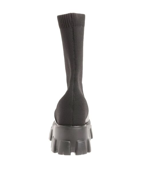 GYDA（ジェイダ）の「ニットドッキングショートブーツ（ブーツ・レディース・ブラック・SMALL/LARGE/MEDIUM）」の14枚目の写真