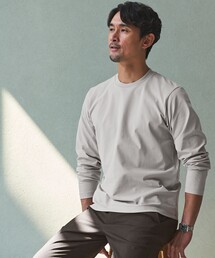 【WEB限定】JUST fit クリーン カノコ ジャケイン 長袖 Tシャツ -抗菌-