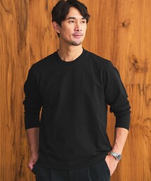 green label relaxing（グリーンレーベルリラクシング）の「【WEB限定】JUST fit クリーン カノコ ジャケイン 長袖 Tシャツ -抗菌-（Tシャツ/カットソー）」