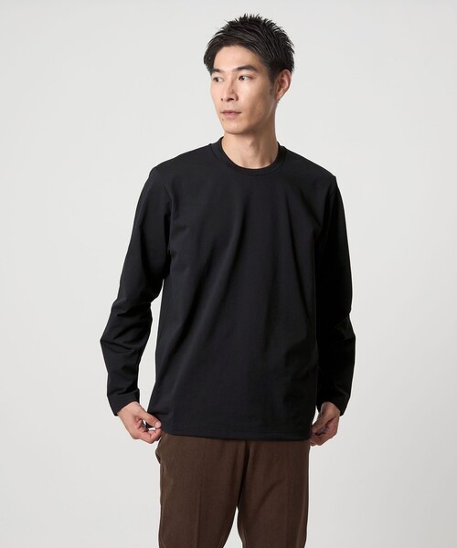 WEB限定】JUST fit クリーン カノコ ジャケイン 長袖 Tシャツ -抗菌