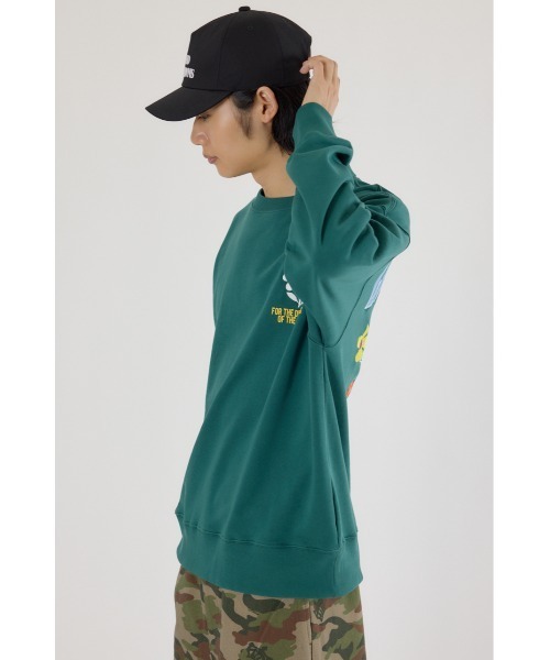 RODEO CROWNS WIDE BOWL(ロデオクラウンズワイドボウル)の「CAMBRIAスウェット(スウェット・メンズ・ブラック/ダークグリーン/杢グレー・LARGE/MEDIUM)」の12枚目の写真