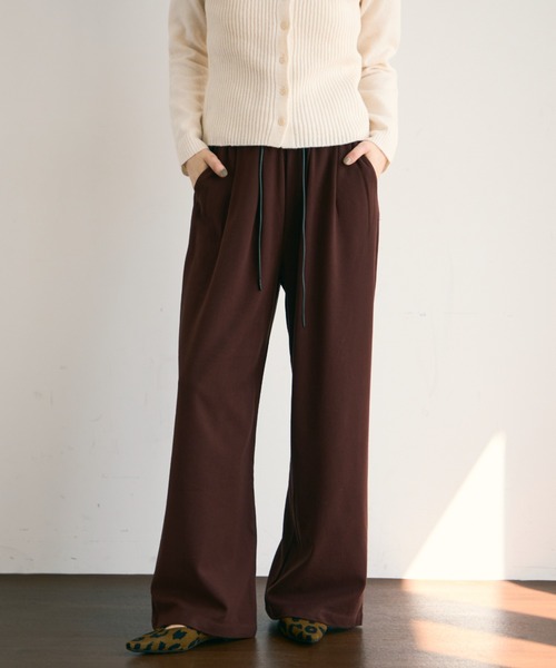 セール】起毛ドロストパンツ（スラックス）｜Trish（トリッシュ）の