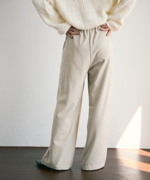 セール】起毛ドロストパンツ（スラックス）｜Trish（トリッシュ）の