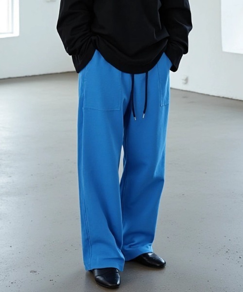 Lazar（ラザル）の「Stretch Baker Pants/ワイドシルエット ストレッチ ベイカーパンツ/イージーパンツ（その他パンツ・メンズ・ブラック/グレイッシュベージュ/ブルー/ブラウン・マルチサイズ）」の4枚目の写真