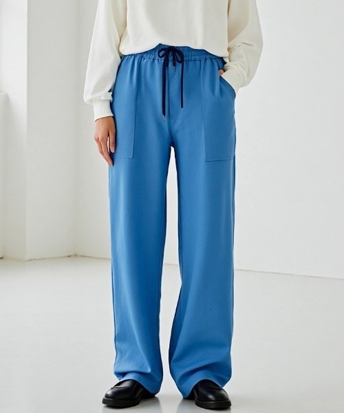 Lazar（ラザル）の「Stretch Baker Pants/ワイドシルエット ストレッチ ベイカーパンツ/イージーパンツ（その他パンツ・メンズ・ブラック/グレイッシュベージュ/ブルー/ブラウン・マルチサイズ）」の12枚目の写真