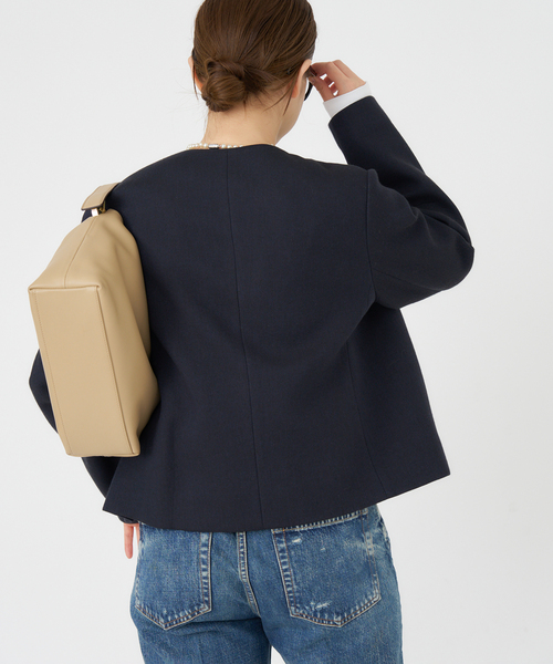 ボンディングジャケット（ノーカラージャケット）｜IENA（イエナ）の